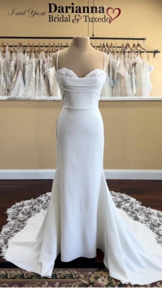 Crepe Wedding Dress: Logan From Madi Lane Serene