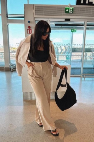 13 Chic Airport Outfit Ideas For Your Next Summer Trip