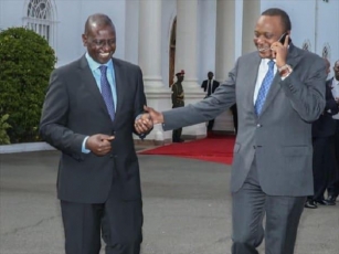 Ruto And Uhuru Hold Discussion Over Retirement Benefits Dispute
