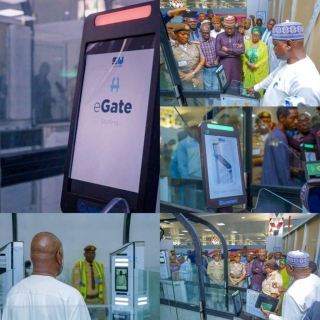 INTERIOR MINISTER TEST RUNS E-GATES AT AIRPORT, PLANS FULL OPERATION NEXT WEEK