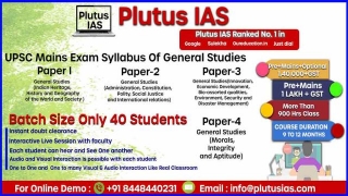 UPSC Mains Syllabus For General Studies 2024-25