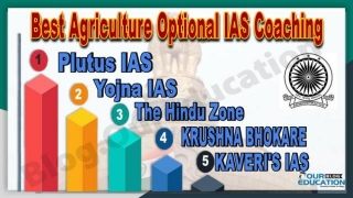 Best Agriculture Optional IAS Coaching
