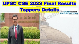 UPSC CSE 2023 Results- Toppers Details