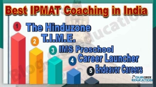 Best 10 IPMAT Coaching In India