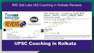 IMS Salt Lake IAS Coaching In Kolkata Reviews