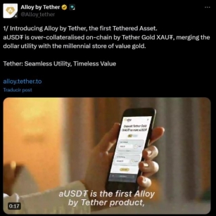 Breaking! Tether Launches New Innovative Gold-Backed Cryptocurrency, AUSD₮