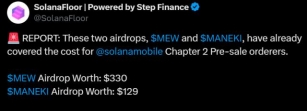 Solana’s Mobile ‘Chapter 2’: Memecoins Airdrops Already Covered The Cost For Pre-sale Orderers