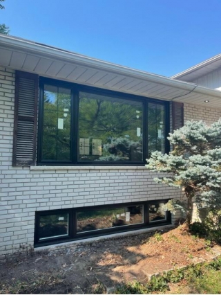 Etobicoke Home Transformed With Trendy Black-Framed Windows