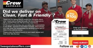 Crew Carwash Customer Satisfaction Survey | CrewCarwash.com