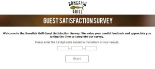 Bonefish Grill Guest Satisfaction Survey- Win Cash Prizes | Bonefishexperience.com