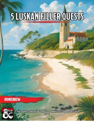 5 Luskan Filler Quests [With VTT Compatible Maps]