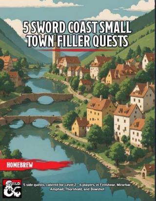 Sword Coast Small Town Filler Quests [With VTT Compatible Maps]