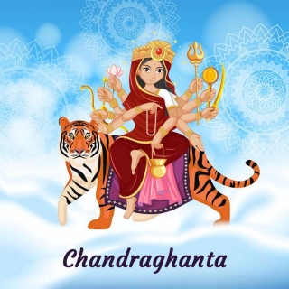 Navratri 3rd Day Chandraghanta Mata Puja Status Video