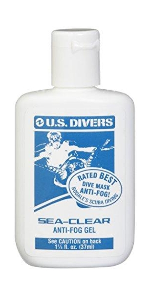 U.S. Divers Anti-Fog Gel For Swimming Goggles, Snorkel And Dive Masks – Highly Effective And Long Lasting Black 37 ML