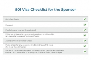 Onshore Partner Visa 801 Second Stage Checklist 2024