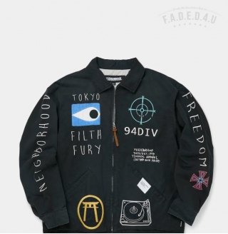 Stand Out With The Edgy Neighborhood Savage Souvenir Jacket