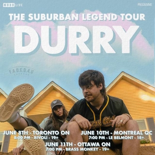 Burnsville, Minnesota-based Duo DURRY Tour Eastern Canada