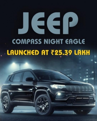 Jeep Compass Limited-Edition Night Eagle Launched At Rs 25.39 Lakh