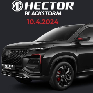 MG Hector Blackstorm To Launch On 10th April
