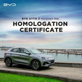BYD ATTO 3 Receives Homologation Certificate In India