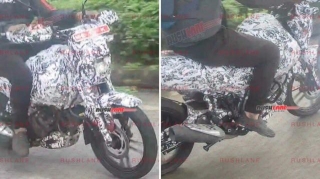 Bajaj CNG Bike Likely To Be Called Bruzer, Spotted Testing