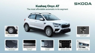 Skoda Auto India Equips Kushaq Onyx With Automatic Transmission