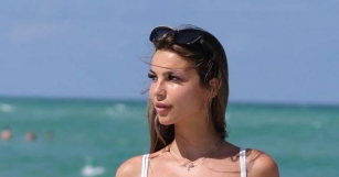 Grace Boor – In A Bikini On The Beach In Miami