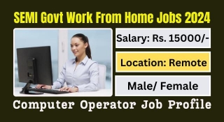 SEMI Govt Vacancy Work From Home Jobs 2024