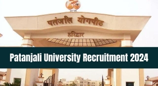 Patanjali University Recruitment 2024 Apply Online