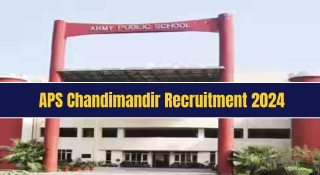APS Chandimandir Recruitment 2024 Offline Form