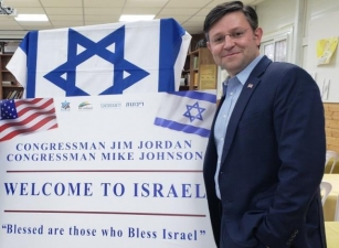 Mike Johnson Wants You To Shut Up About The Genocide He's Funding With Your Money.