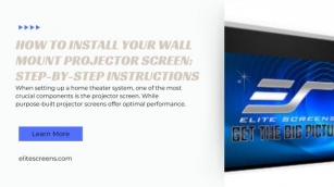 How To Install Wall Mount Projector Screen: Step-by-Step Guide