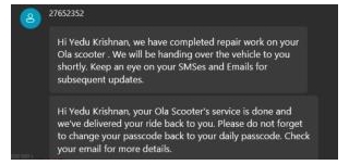 Ola S1 Pro Service Center Scam Invoice Raised For No Work Done