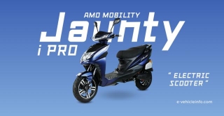 AMO Mobility Launches Jaunty I Pro Electric Scooter At Rs 1.15 Lakh