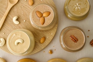 Homemade Nut And Seed Butters (Peanut, Hazelnut, Pecan, Cashew, Almond, Sunflower) (V, GF)