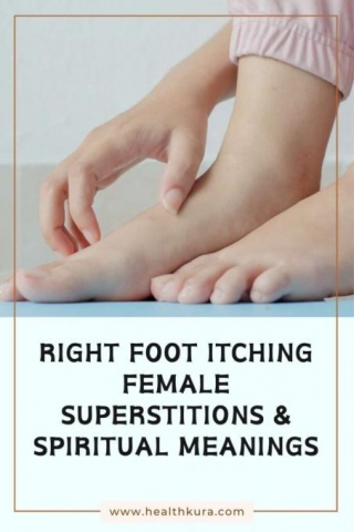 Right Foot Itching Female Superstitions & Spiritual Meanings