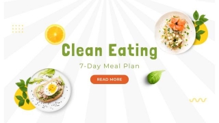 Clean Eating 7-Day Meal Plan On A Budget For Beginners