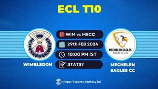 WIM Vs MECC Player Stats | Wimbledon Vs Mechelen Eagles European T10 Cricket League