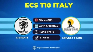 CIV Vs CRS Dream11 Prediction, Player Stats & Team | Cividate Vs Cricket Stars, ECS Italy T10