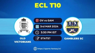 OV Vs GAM Dream11 Prediction & Player Stats | Old Victorians Vs Gamblers SC European T10 Cricket League