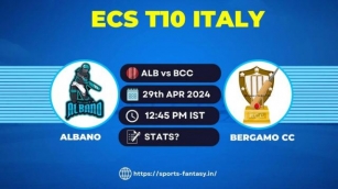 ALB Vs BCC Dream11 Prediction, Player Stats & Team | Albano Vs Bergamo CC, ECS Italy T10