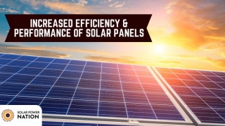 Future Trends In Solar Energy And Solar Panel Technology