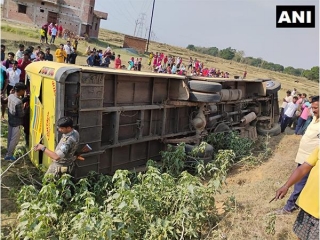 School Bus Overturns In Ranchi, Several Students Injured