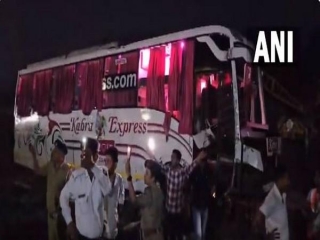 Gujarat: Two Dead, Several Injured After Cement Tanker Hits Bus In Nadiad