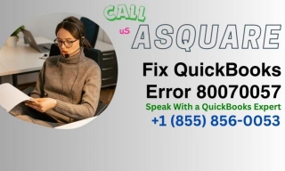 +1 (855) 856-0053| How To Fix QuickBooks Error 80070057