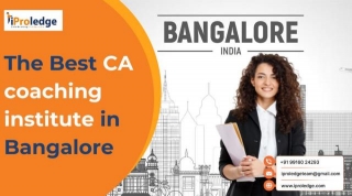 The Best CA Coaching Institute In Bangalore
