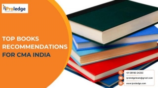 TOP BOOKS RECOMMENDATIONS FOR CMA INDIA :