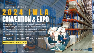 Royal 4 Systems And CipherLab To Showcase Next-Generation Warehousing Solutions At 2024 IWLA Convention & Expo