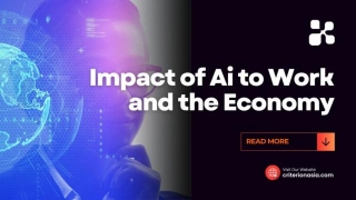 Impact Of Ai To Work And The Economy