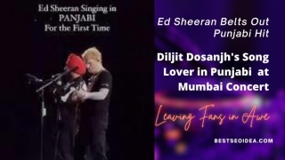 Ed Sheeran Belts Out Punjabi Hit At Mumbai Concert 2024, Leaving Fans In Awe